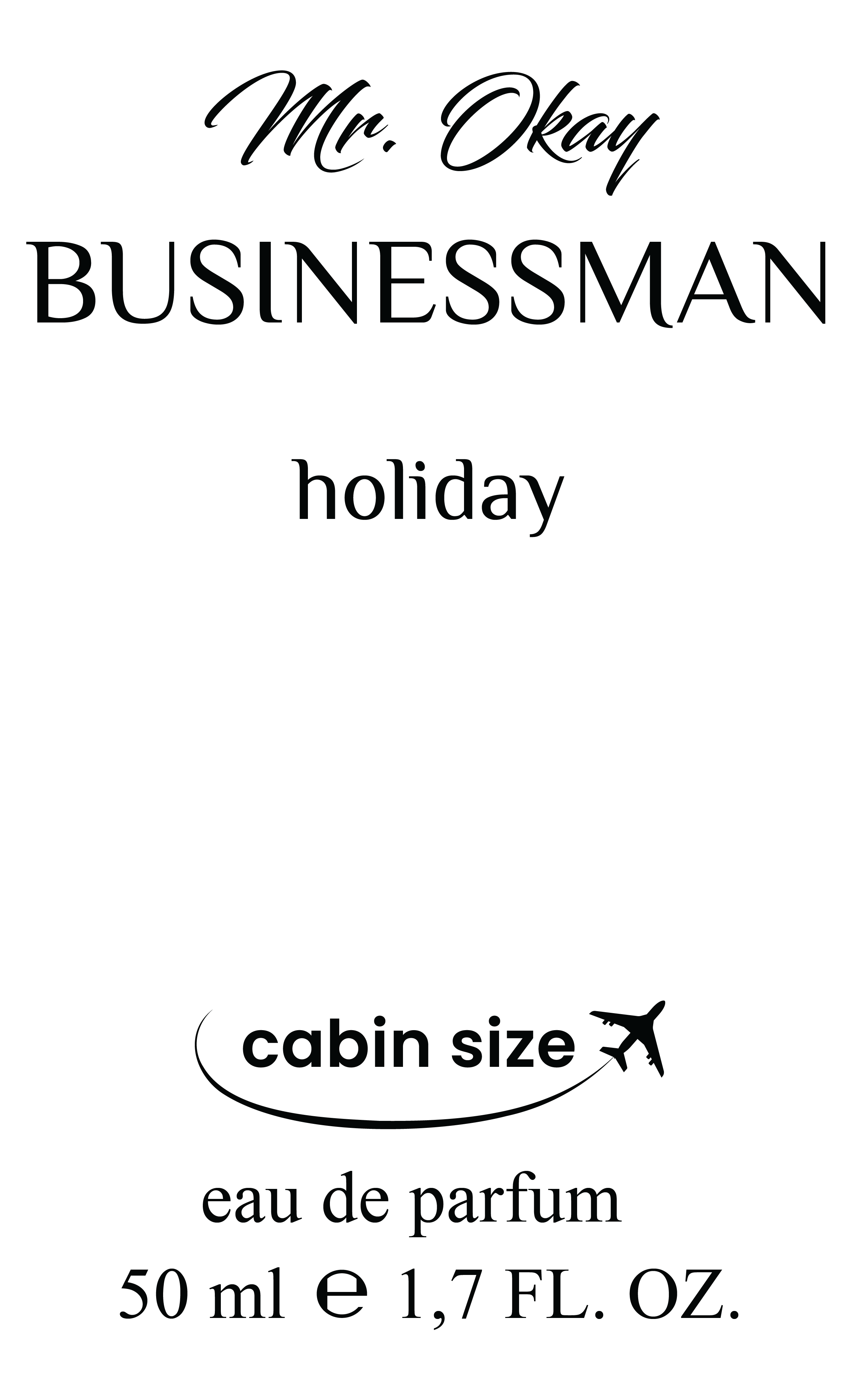 Mr. Okay Businessman Holiday Kutu